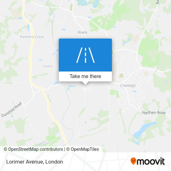 Lorimer Avenue map