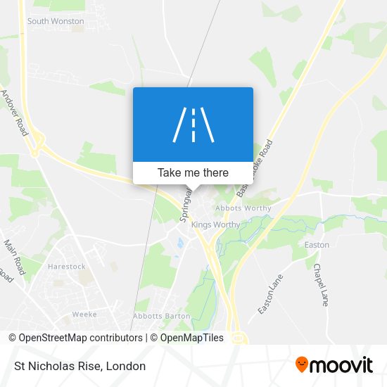 St Nicholas Rise map