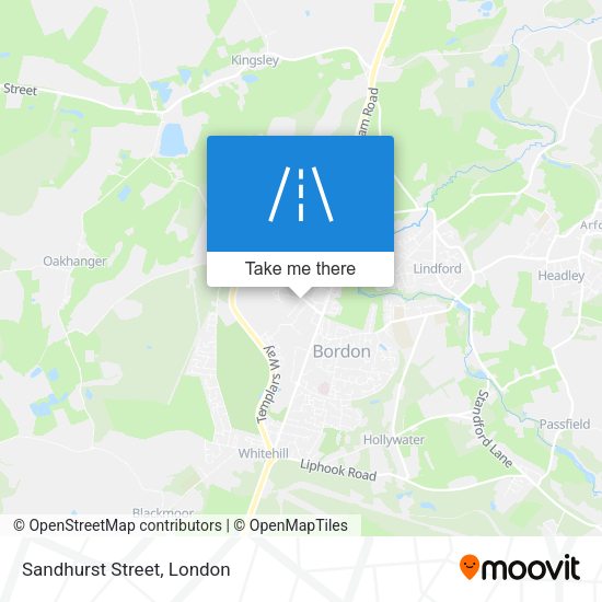 Sandhurst Street map