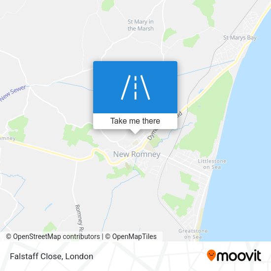 Falstaff Close map