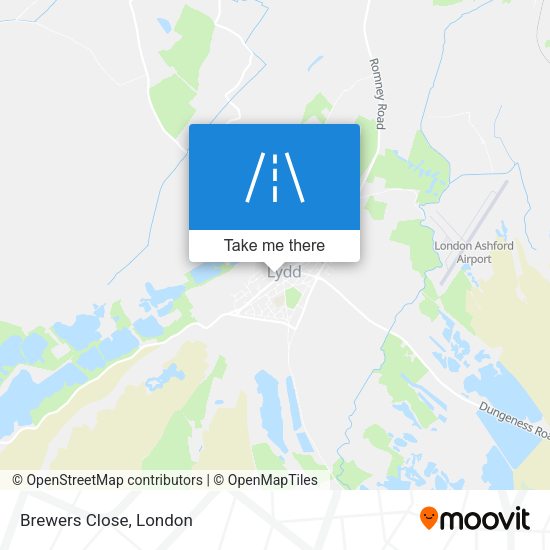 Brewers Close map