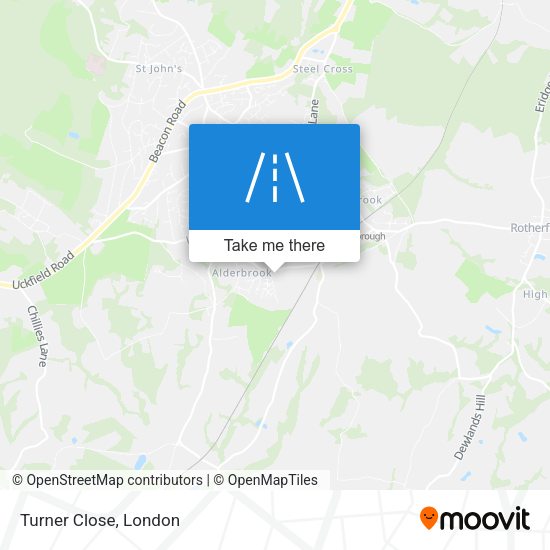 Turner Close map