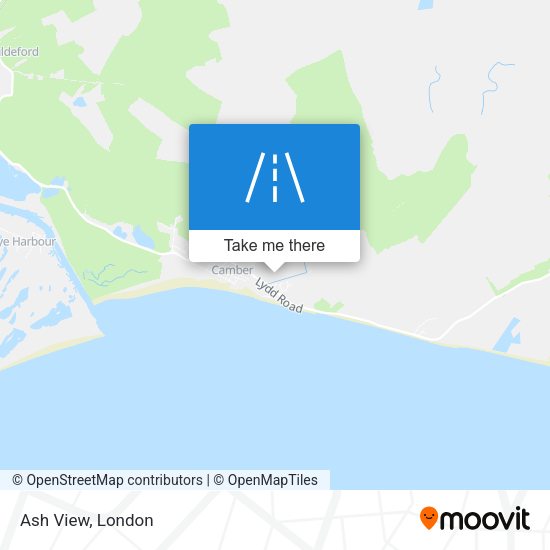 Ash View map