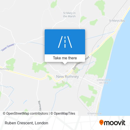 Ruben Crescent map