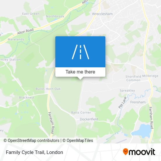 Family Cycle Trail map