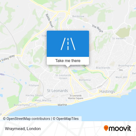 Wraymead map