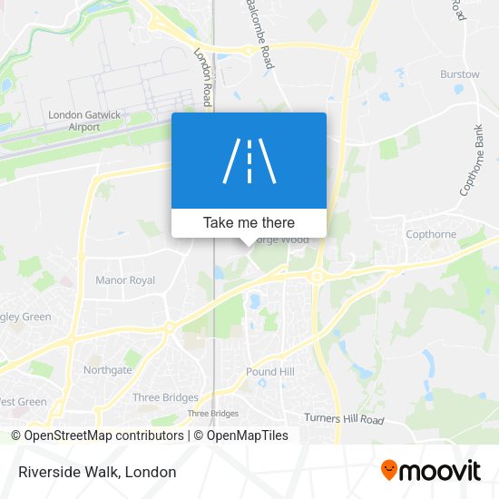 Riverside Walk map