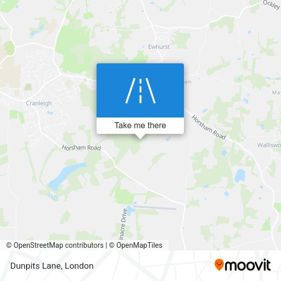 Dunpits Lane map