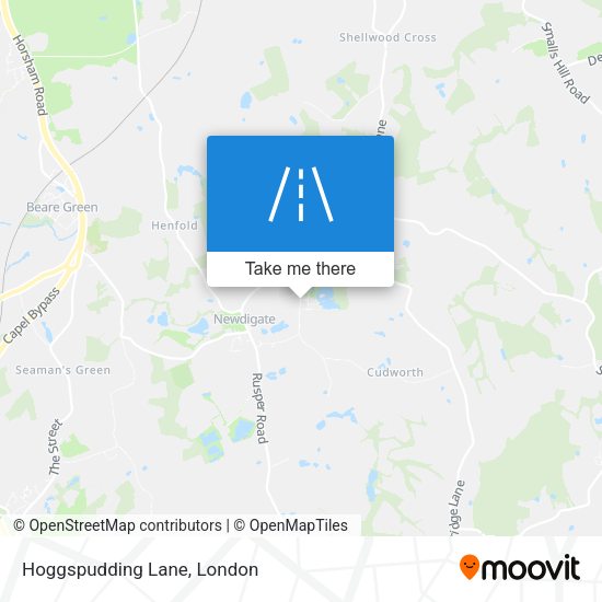 Hoggspudding Lane map
