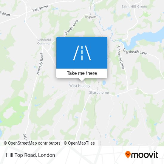 Hill Top Road map
