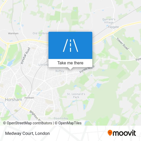 Medway Court map