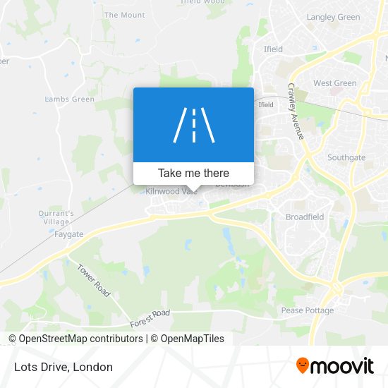 Lots Drive map