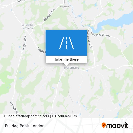 Bulldog Bank map