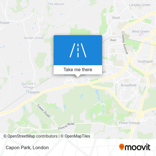 Capon Park map