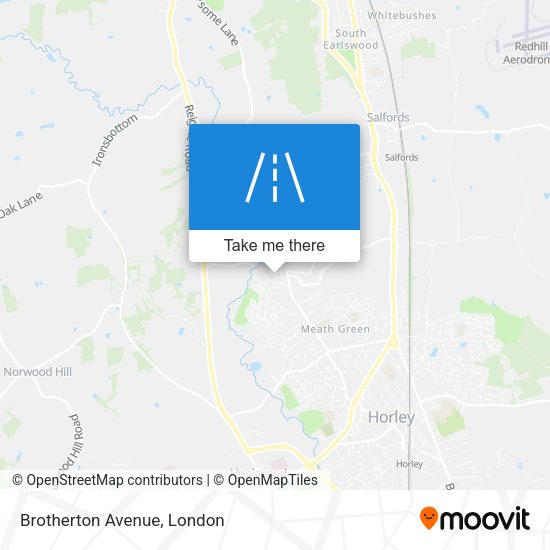 Brotherton Avenue map