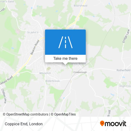 Coppice End map