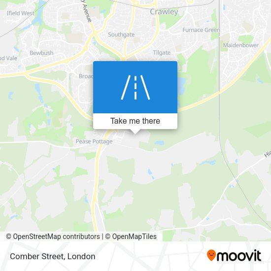 Comber Street map