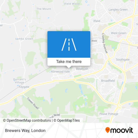 Brewers Way map