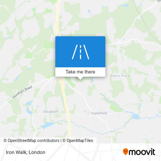 Iron Walk map