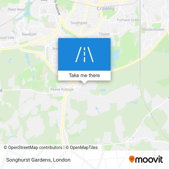 Songhurst Gardens map