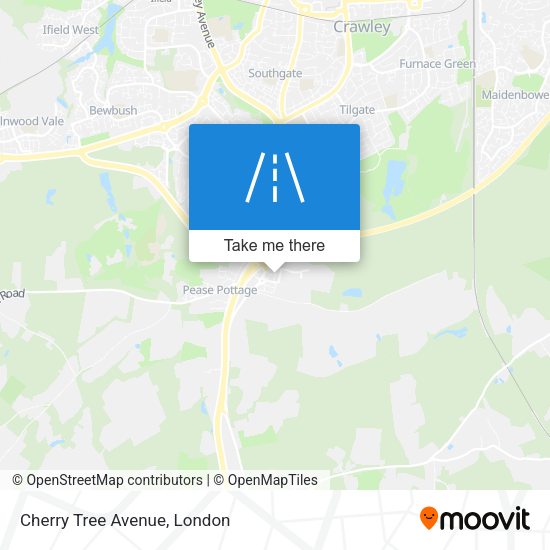 Cherry Tree Avenue map