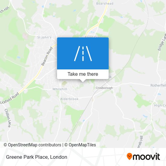 Greene Park Place map