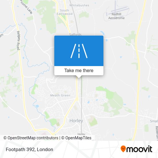 Footpath 392 map