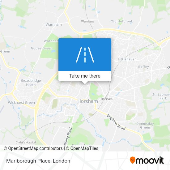 Marlborough Place map