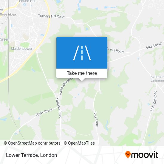 Lower Terrace map