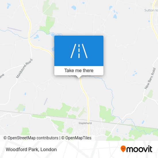 Woodford Park map
