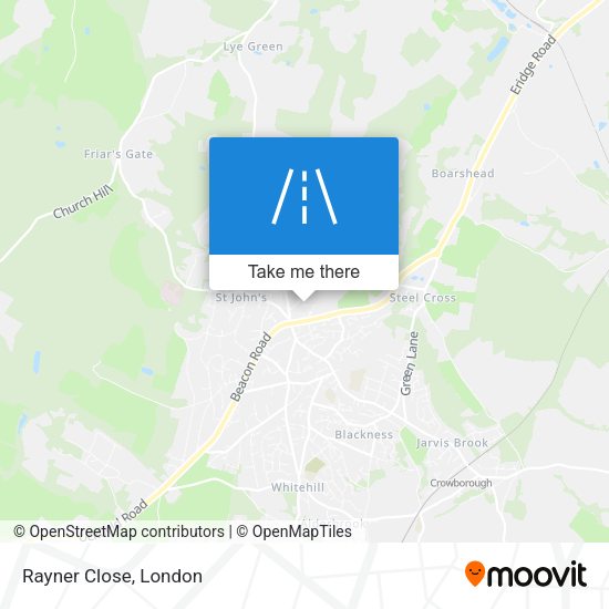 Rayner Close map