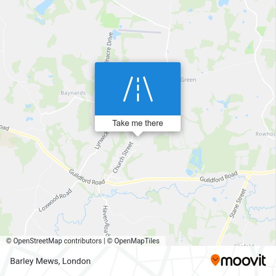 Barley Mews map