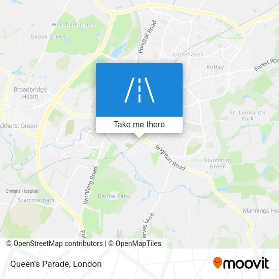 Queen's Parade map