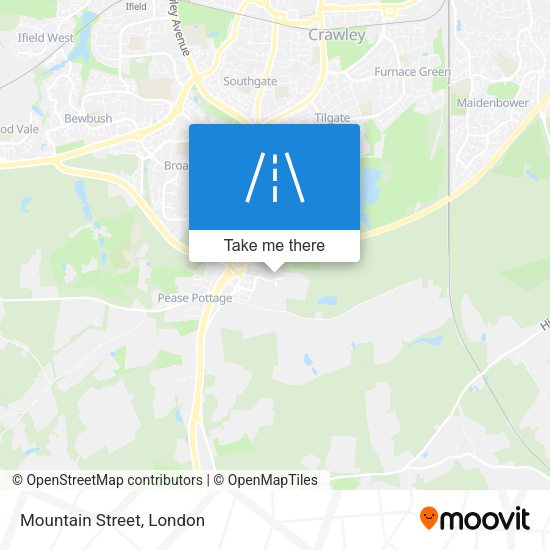 Mountain Street map