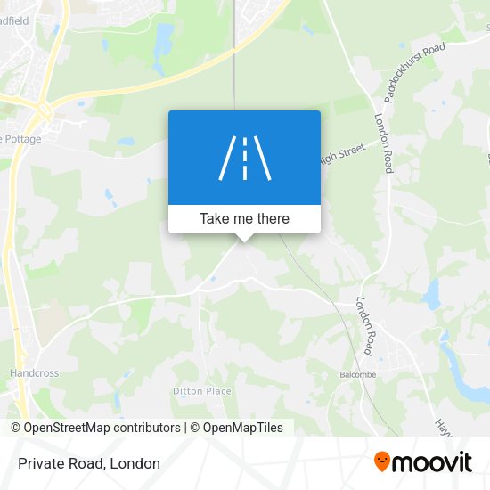Private Road map