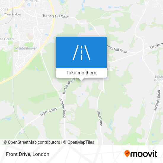Front Drive map