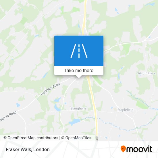 Fraser Walk map