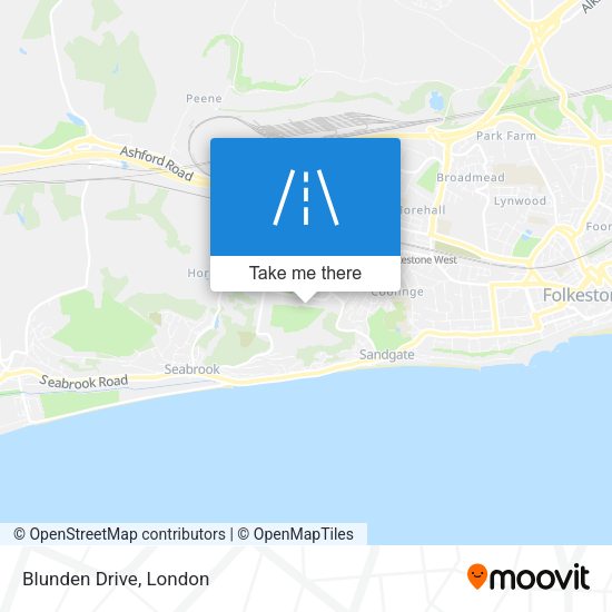 Blunden Drive map