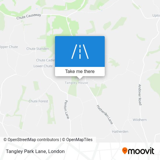 Tangley Park Lane map