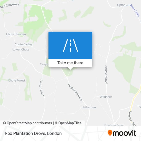 Fox Plantation Drove map