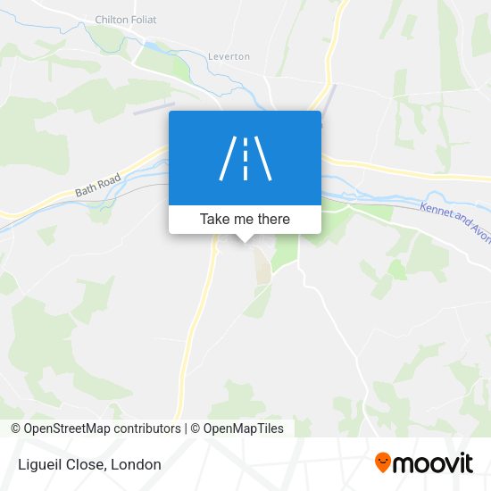Ligueil Close map