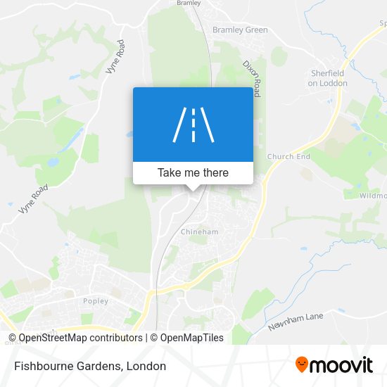 Fishbourne Gardens map