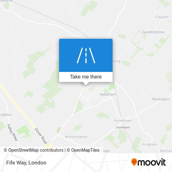 Fife Way map