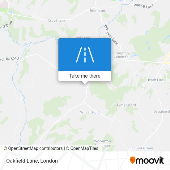 Oakfield Lane map