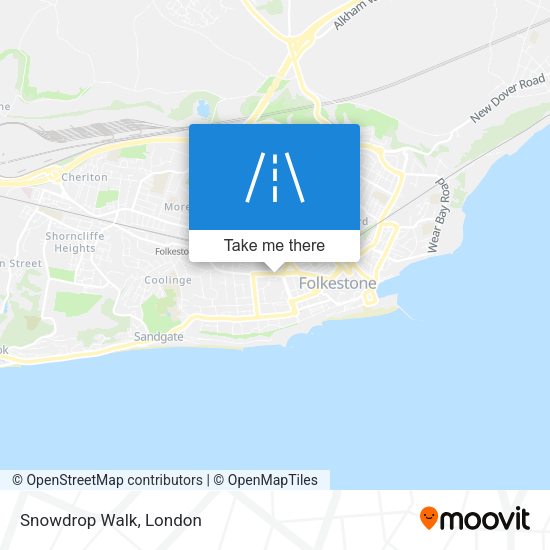 Snowdrop Walk map