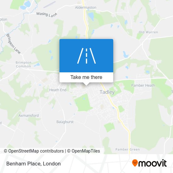 Benham Place map