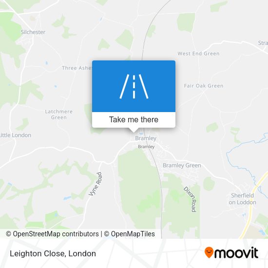 Leighton Close map