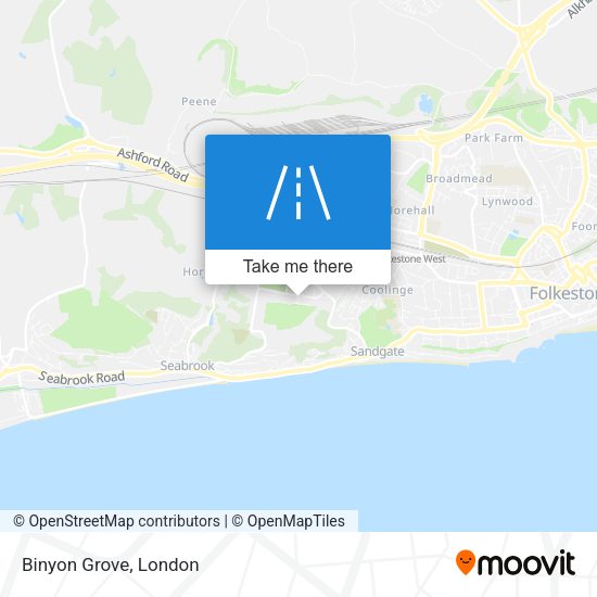 Binyon Grove map