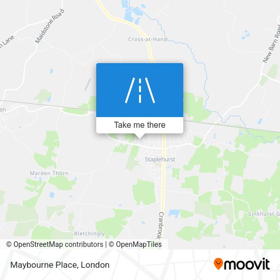 Maybourne Place map
