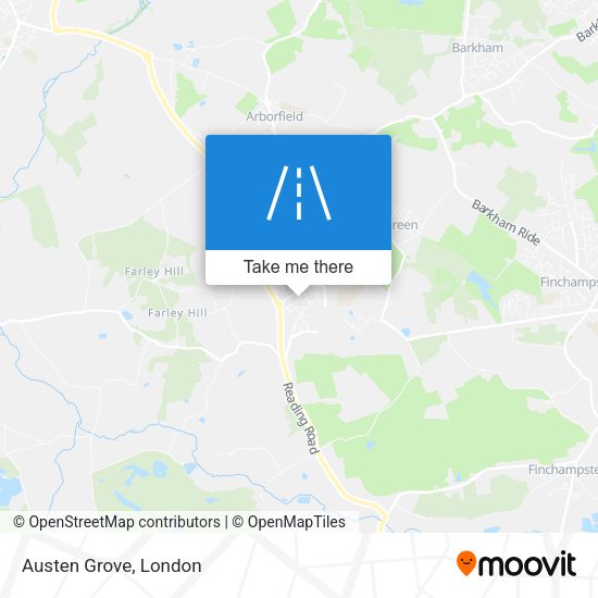 Austen Grove map